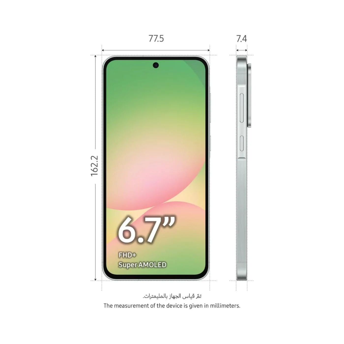 Samsung Galaxy A56 5G – Graphite 12GB RAM 256GB Storage, Dual SIM, 5G Smartphone – TRA