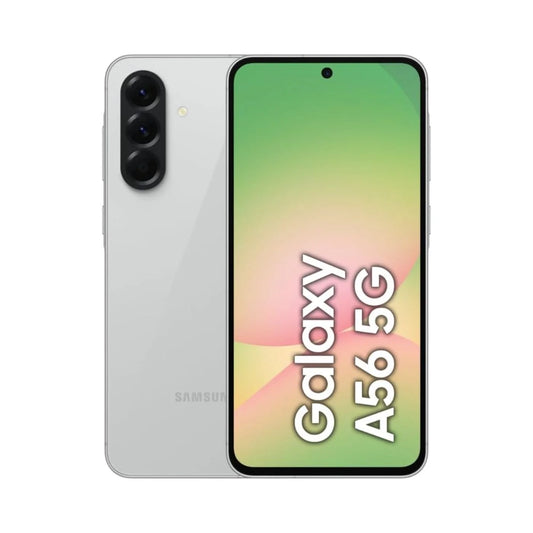 Samsung Galaxy A56 5G – Light Gray 12GB RAM 256GB Storage, Dual SIM, 5G Smartphone – TRA