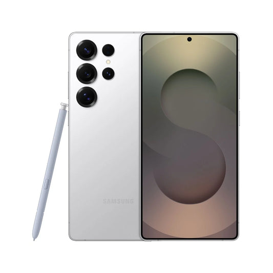 Samsung Galaxy S25 Ultra – Titanium White Silver 12GB RAM 512GB Storage, 5G Smartphone, AI-Powered, 200MP Triple Camera, S Pen