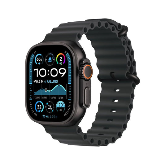 Apple Watch Ultra 2 GPS + Cellular 49mm Black Titanium Case with Black Ocean Band