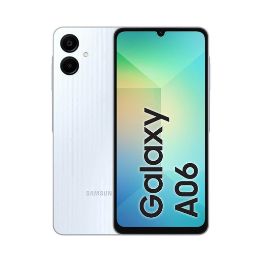 Samsung Galaxy A06 – Light Blue 6GB RAM 128GB Storage, Dual SIM, 4G Smartphone