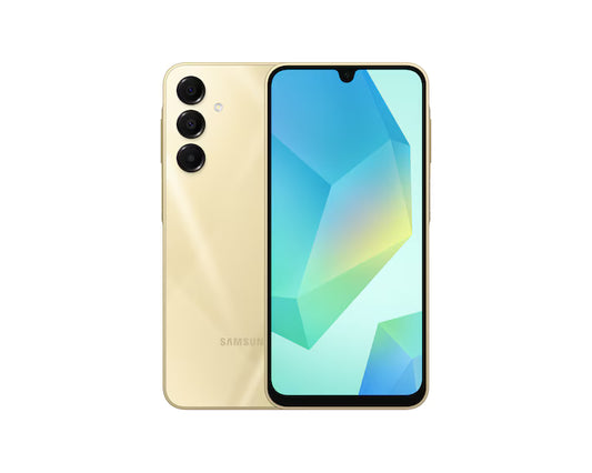 Samsung Galaxy A16 5G –  Gold 6GB RAM 128GB Storage, Dual SIM, 5G Smartphone - ENG