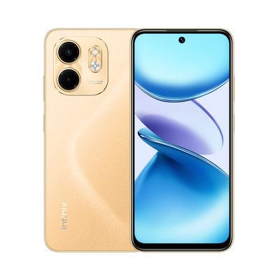 Infinix Smart 9, 3GB RAM, 64GB ROM, 6.7" HD Display, 13MP Dual AI Rear Camera, 8MP Front Camera, 5000 mAh Battery, Android 14 (Sandstone Gold)