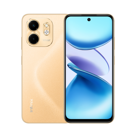 Infinix Smart 9, 3GB RAM, 64GB ROM, 6.7" HD Display, 13MP Dual AI Rear Camera, 8MP Front Camera, 5000 mAh Battery, Android 14 (Sandstone Gold)