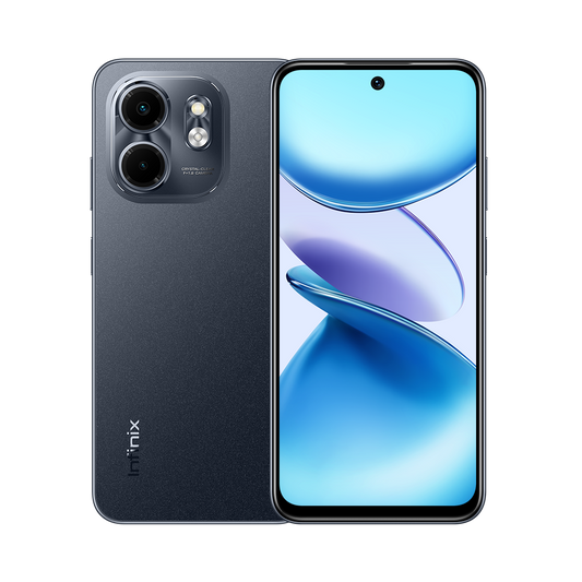 Infinix Smart 9, 4GB RAM, 128GB ROM, 6.7" HD Display, 13MP Dual AI Rear Camera, 8MP Front Camera, 5000 mAh Battery, Android 14 (Metallic Black)