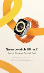 Itel Smart Watch 2 Ultra 2.0'' HD IPS Display Smartwatch with Bluetooth Calling, 100+ Watch Faces, Upto 30 Days Battery, 100 Sports Mode, IP68 Water Resistant, Heart Rate Monitoring and SpO2 Gold Orange - Image 4