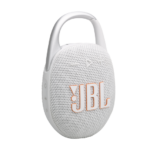 JBL Clip 5 Waterproof Bluetooth Speaker – Ultra-Portable, 12H Playtime, AURACAST (Multi-Speaker Connectivity), JBLCLIP5, White