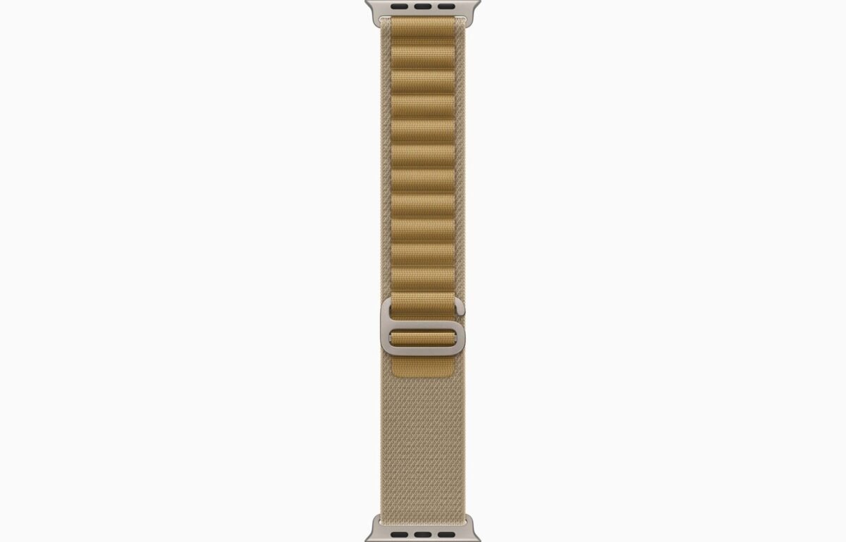 Apple Watch Ultra 2 GPS + Cellular 49mm Natural Titanium Case with Navy Alpine Loop - Image 3