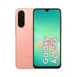 Samsung Galaxy A26 5G – Peach Pink 8GB RAM 256GB Storage, Dual SIM, 5G Smartphone – TRA