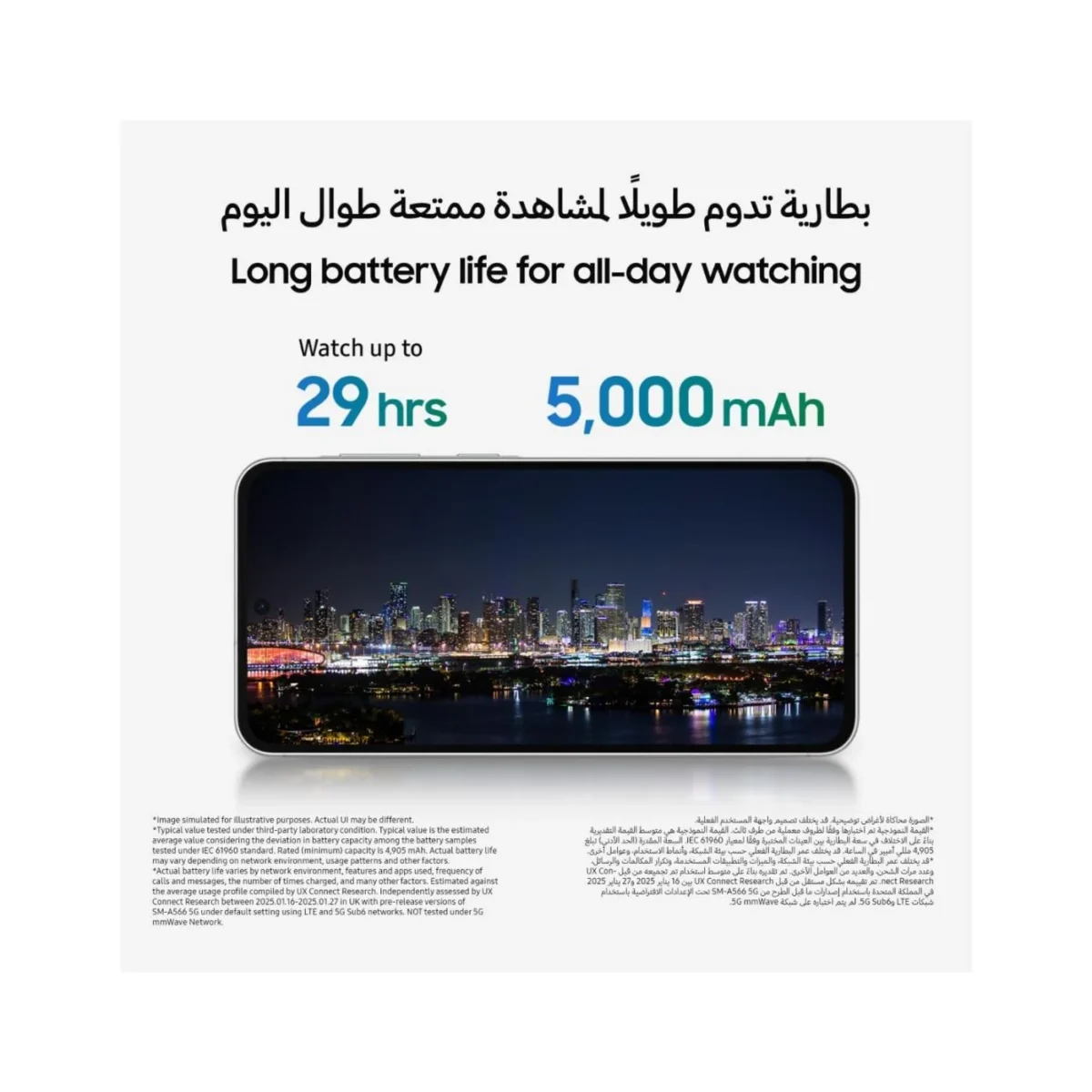 Samsung Galaxy A56 5G – Graphite 8GB RAM 256GB Storage, Dual SIM, 5G Smartphone – TRA - Image 3