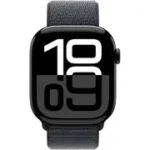 Apple Watch Series 10 GPS 42mm Jet Black Aluminum Case with Ink Sport Loop — USA