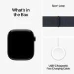 Apple Watch Series 10 GPS 42mm Jet Black Aluminum Case with Ink Sport Loop — USA - Image 8