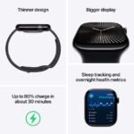 Apple Watch Series 10 GPS 42mm – Rose Gold Aluminum Case with Light Blush Sport Band (S/M) - Image 3