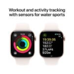 Apple Watch Series 10 GPS 42mm – Rose Gold Aluminum Case with Light Blush Sport Band (S/M) - Image 4