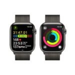 Apple Watch Series 9, 41mm, Black Stainless Steel Case, with Milanese Loop Band, Cellular Model. - Image 5