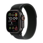 Apple Watch Ultra 2 GPS + Cellular 49mm Black Titanium Case with Black Trail Loop - Image 2