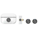 Hollyland LARK M2 Wireless Microphone for iPhone, Android and Camera, 48KHz 24Bit Hi-Fi Audio, 1000ft LOS Range, Noise Cancellation, 40H Duration for Vlogging, White Version - Image 2