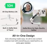 Insta360 Flow 2 Pro (Stone Grey) – Foldable AI Phone Gimbal with 360° Pan Tracking, Built-in Tripod & Selfie Stick, Multi-Person Auto Tracking, Compatible with iPhone & Android - Image 6