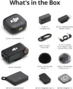 DJI Mic 3 (2 TX + 1 RX + Charging Case) – Wireless Microphone System for iPhone, Android & Camera | 28-Hour Battery, Adaptive Gain, Noise Cancellation, Dual-Band Anti-Interference - Image 6