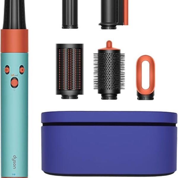 Dyson Airwrap i.d.™ Multi-Styler (Ceramic Platina & Topaz) – 6-in-1 Intelligent Hair Styler with Bluetooth, Personalized Curl Sequence & No Heat Damage