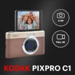 KODAK Pixpro C1 13MP Ultra Compact Digital Camera – 4X Optical Zoom, 2.8" LCD Screen, LED Flash, Rechargeable Battery, BSI CMOS Sensor – Brown - Image 3