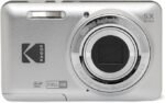 KODAK PIXPRO FZ55-GRY 16MP Digital Camera – 5X Optical Zoom, 28mm Wide Angle Lens, 1080p Full HD Video, 2.7" LCD Screen, Vlogging Camera (Gray) - Image 3