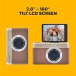 KODAK Pixpro C1 13MP Ultra Compact Digital Camera – 4X Optical Zoom, 2.8" LCD Screen, LED Flash, Rechargeable Battery, BSI CMOS Sensor – Brown - Image 4