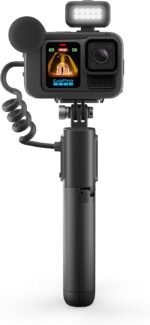GoPro HERO13 Black Creator Edition – 5.3K Action Camera Kit with Volta, Media Mod & Light Mod