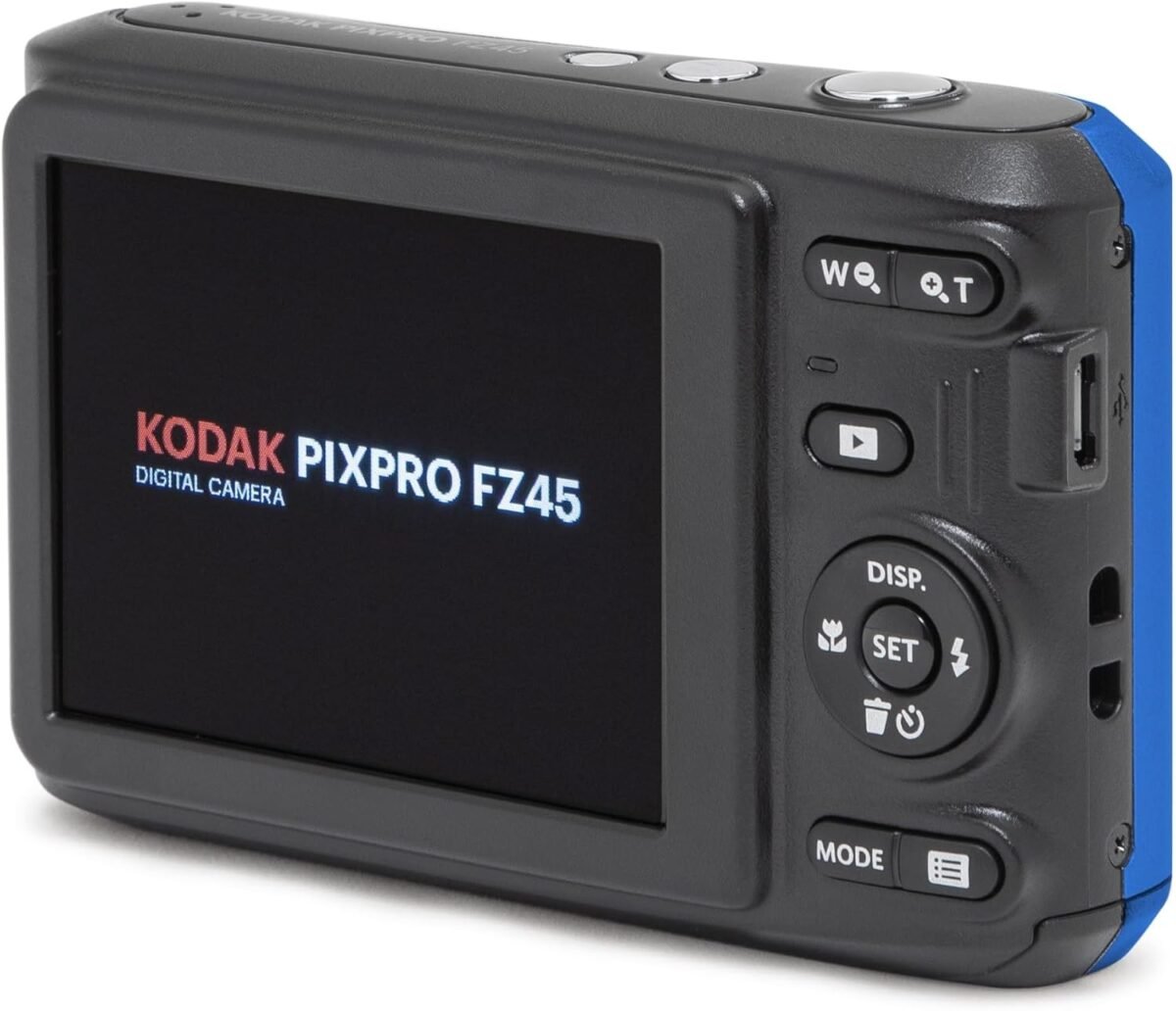 KODAK PIXPRO FZ45-BK 16MP Digital Camera – 4X Optical Zoom, 27mm Wide Angle Lens, 1080p Full HD Video, 2.7" LCD Screen (Blue) - Image 7