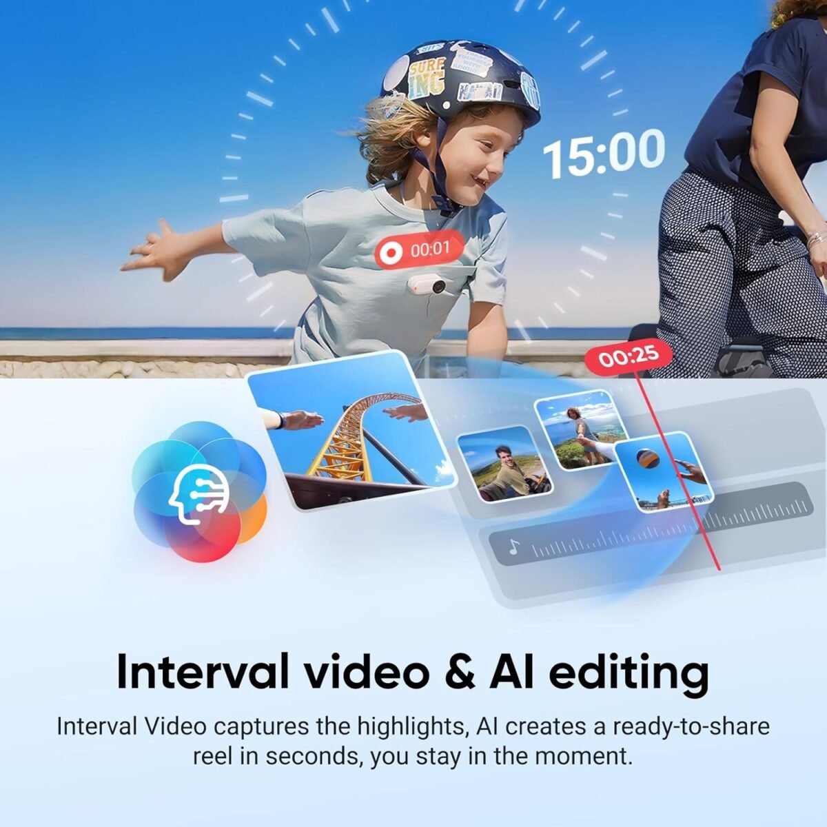Insta360 X5 8K 360° Action Camera – Waterproof, Triple AI Chip, FlowState Stabilization, Replaceable Lens & 3-Hour Battery - Image 7