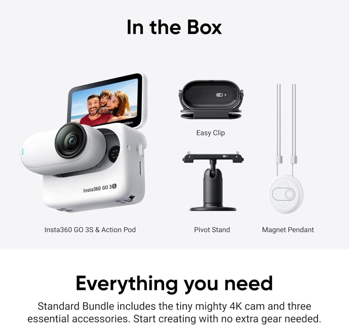 Insta360 X5 8K 360° Action Camera – Waterproof, Triple AI Chip, FlowState Stabilization, Replaceable Lens & 3-Hour Battery - Image 3