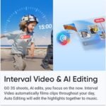 Insta360 GO 3S 128GB 4K Mini Action Camera – Hands-Free Vlogging, Stabilization, Magnetic Mount, Waterproof, Wi-Fi – Arctic White - Image 7