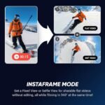 Insta360 X5 8K 360° Action Camera (Essentials Bundle) – Waterproof, 1/1.28" Sensors, Enhanced Low Light, FlowState Stabilization, 185-Min Battery - Image 4