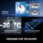 Insta360 X5 8K 360° Action Camera (Essentials Bundle) – Waterproof, 1/1.28" Sensors, Enhanced Low Light, FlowState Stabilization, 185-Min Battery - Image 8
