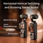 DJI Osmo Pocket 3 – 4K/120fps Vlogging Camera | 1" CMOS Sensor, 3-Axis Stabilization, Face/Object Tracking, Rotatable 2" Touchscreen - Image 3