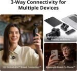 DJI Mic 3 (2 TX + 1 RX + Charging Case) – Wireless Microphone System for iPhone, Android & Camera | 28-Hour Battery, Adaptive Gain, Noise Cancellation, Dual-Band Anti-Interference - Image 5
