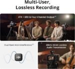 DJI Mic 3 (2 TX + 1 RX + Charging Case) – Wireless Microphone System for iPhone, Android & Camera | 28-Hour Battery, Adaptive Gain, Noise Cancellation, Dual-Band Anti-Interference - Image 2