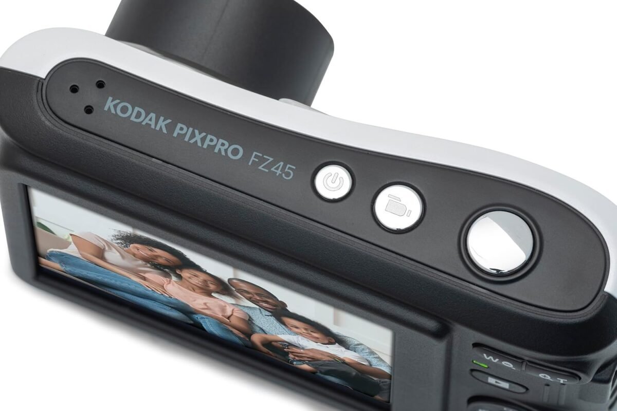 KODAK PIXPRO FZ45-BK 16MP Digital Camera – 4X Optical Zoom, 27mm Wide Angle Lens, 1080p Full HD Video, 2.7" LCD Screen (White) - Image 7