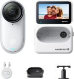 Insta360 X5 8K 360° Action Camera – Waterproof, Triple AI Chip, FlowState Stabilization, Replaceable Lens & 3-Hour Battery