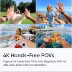 Insta360 GO 3S 128GB 4K Mini Action Camera – Hands-Free Vlogging, Stabilization, Magnetic Mount, Waterproof, Wi-Fi – Arctic White - Image 3