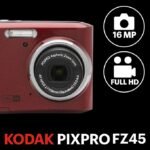 KODAK PIXPRO FZ45-BK 16MP Digital Camera – 4X Optical Zoom, 27mm Wide Angle Lens, 1080p Full HD Video, 2.7" LCD Screen (Red) - Image 3