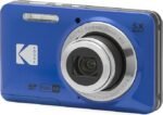 KODAK PIXPRO FZ55-GRY 16MP Digital Camera – 5X Optical Zoom, 28mm Wide Angle Lens, 1080p Full HD Video, 2.7" LCD Screen, Vlogging Camera (Blue)