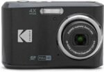 KODAK PIXPRO FZ45-BK 16MP Digital Camera – 4X Optical Zoom, 27mm Wide Angle Lens, 1080p Full HD Video, 2.7" LCD Screen (Black)