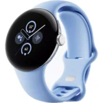 Google Pixel Watch 2 | 32GB+ 2GB RAM | Heart Rate Tracking, Stress Management, Safety Features - Android Smartwatch (Bluetooth/Wi-Fi, Polished Silver Aluminium Case/Bay Active Band)
