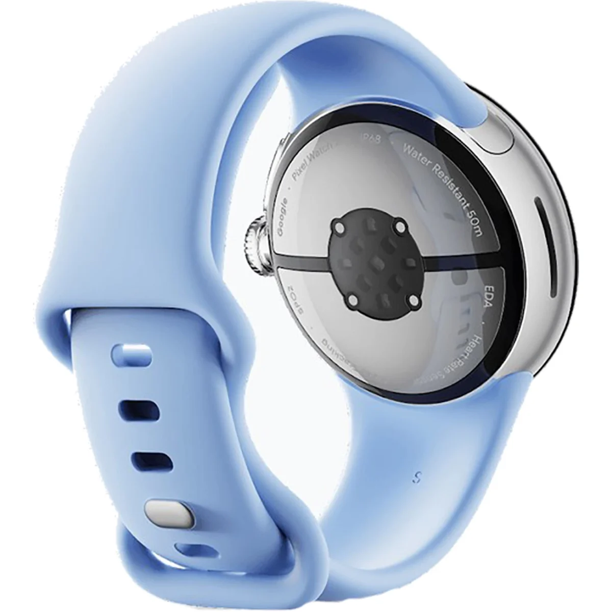 Google Pixel Watch 2 | 32GB+ 2GB RAM | Heart Rate Tracking, Stress Management, Safety Features - Android Smartwatch (Bluetooth/Wi-Fi, Polished Silver Aluminium Case/Bay Active Band) - Image 3