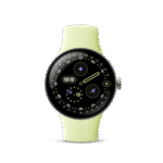 Google Pixel Watch 4 (41mm) – Champagne Gold Aluminium Case with Lemongrass Active Band (Wi-Fi)