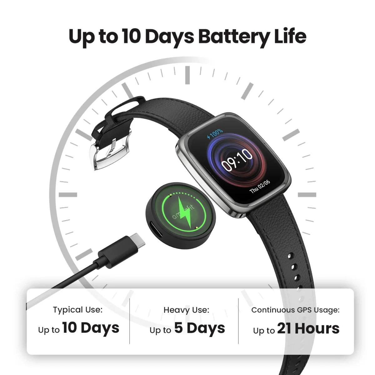 Amazfit Active 2 Square Black